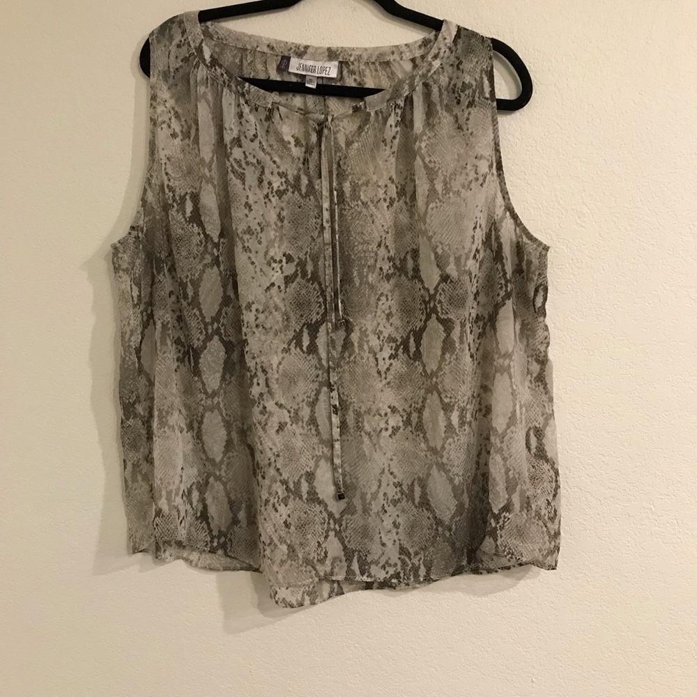 Jennifer Lopez Sleeveless Size XL Top